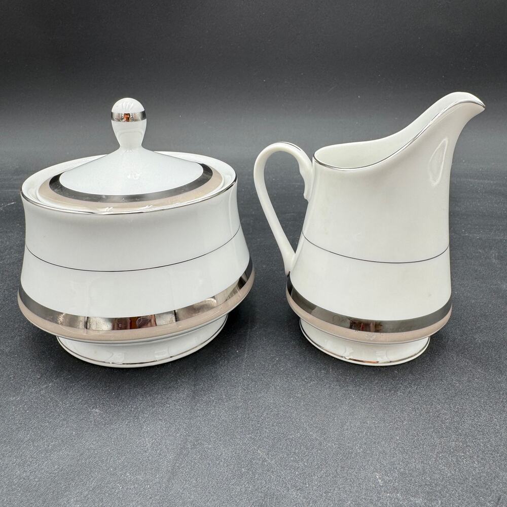 Vintage Sugar and Creamer in Dawn by Premiere Fine China
